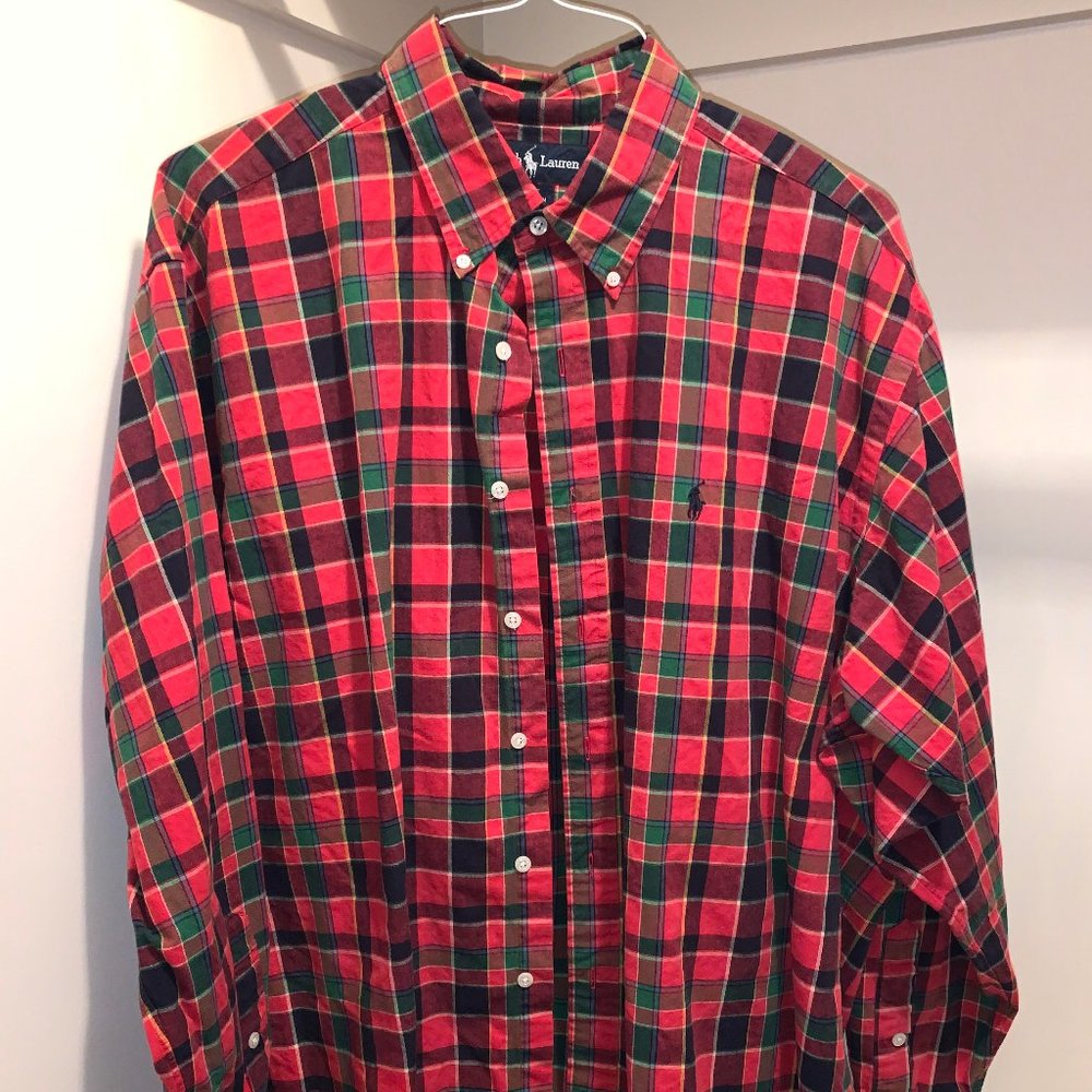 Ralph Lauren Plaid Button-Down Shirt